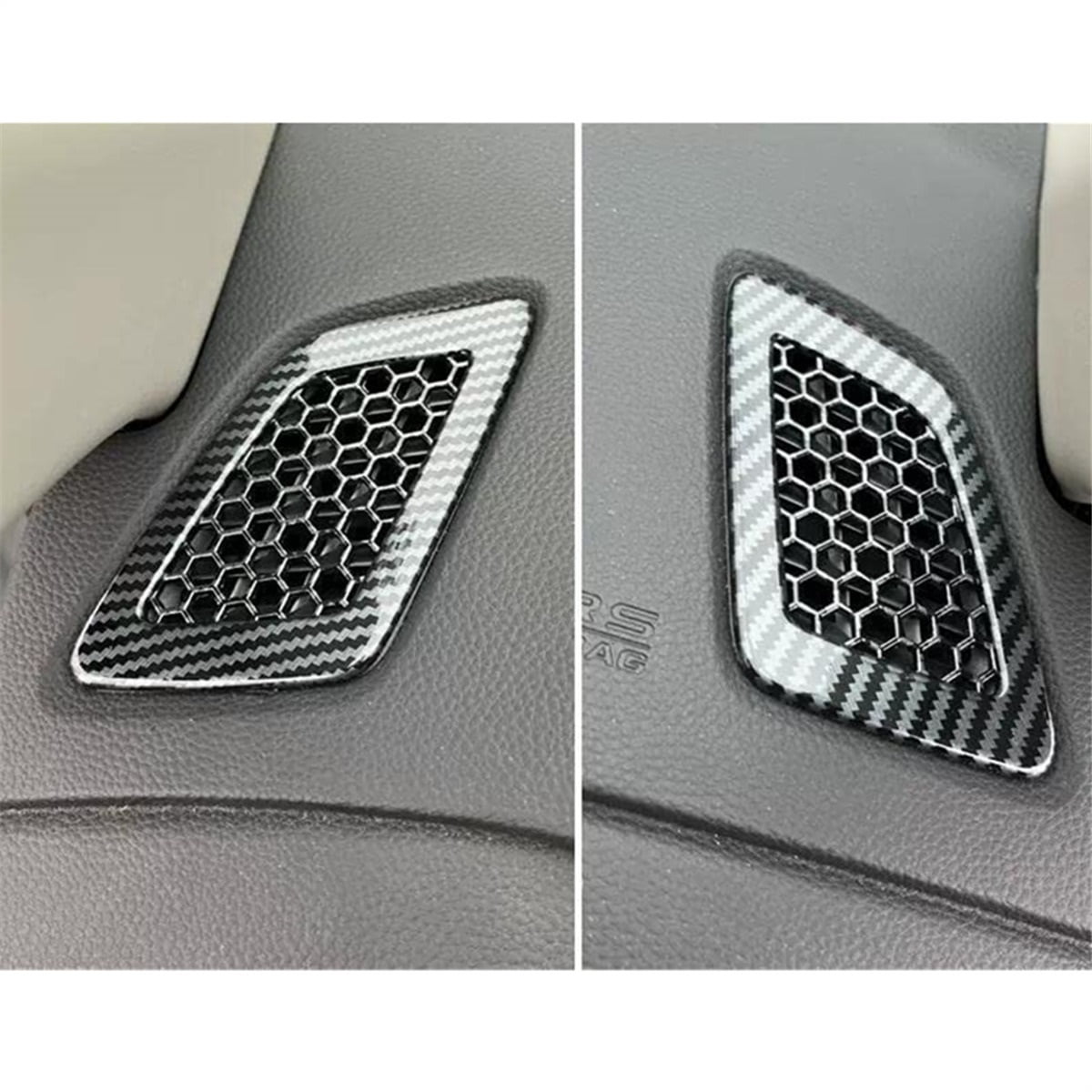 For Honda CRV For CR-V 2023 2024 Front Dashboard Side Air Vent Outlet Cover Trim Interior Accessories - ABS Carbon Fiber