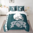 thumbnail image 2 of Castle Fairy Ball Gamer Bedding Comforter Set 7pcs for Children Teens,Sport Football Queen Bedding Sets Super Cozy,Rugby Game Queen Sheet Sets,Luxury Bedroom Decor,Reversible, 2 of 8