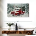 thumbnail image 3 of Elephant Stock Vintage Christmas Wall Art - Horizontal Multi Panel Canvas - Living Room Wall Decor - Holiday Multi Panel - Gray And Brown Decor - 38" x 24", 3 of 8