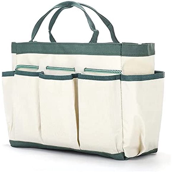 Sac à Outils de Jardin et Sac de Rangement pour Outils de Jardin, Organisateur d'Outils de Jardin avec 8 Poches de Rangement pour Outils de Jardin, Sac à Outils de Jardin