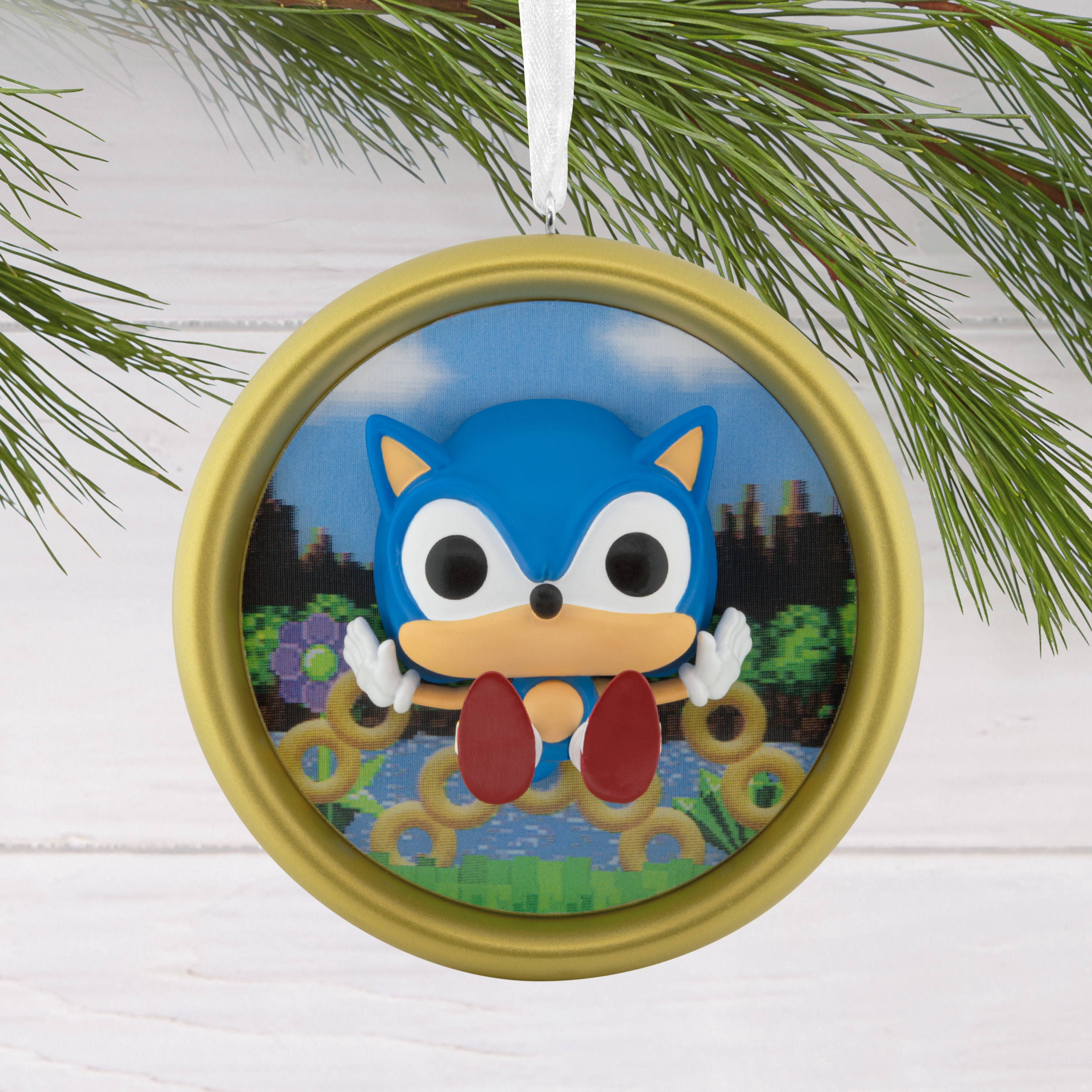 Hallmark Ornament (Sonic the Hedgehog Funko POP! With Lenticular), 1 Count