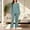Mint Green#1, variant on Fengactive Women's 2 Piece Pajama Set V Neck Long Sleeve Top with Contrast Trim and Comfy Wide Leg Pants Lounge Sleepwear