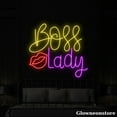 thumbnail image 2 of Glowneon Boss Lady Neon Sign, Boss Lady Led Light, Party Decor, Girl Room Decor, Sexy Lips Sign, 2 of 5