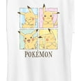 thumbnail image 3 of Pokémon - Pikachu Cafe Grid  - Women's Short Sleeve Graphic T-Shirt, 3 of 5