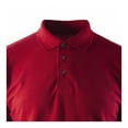 thumbnail image 3 of Playera Polo Pique George para Hombre Manga Corta Rojo Talla EG, 3 of 4