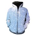 thumbnail image 1 of Sudadera con capucha y cremallera para hombre, con estampado de copos de nieve de invierno, manga larga, estilo hip hop, con estampado 3D, de gran tamaño, unisex, estilo Harajuku para adolescentes, 1 of 6