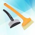thumbnail image 6 of Mizh 2pcs Stainless Steel Snow Shovel Ice Scraper Removal Snow Brush for Car Windscreen Cleaning Tool, 6 of 6