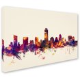 thumbnail image 2 of Trademark Fine Art "Austin Texas Skyline" Canvas Art by Michael Tompsett, 2 of 3