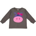 thumbnail image 3 of Inktastic Girl Hippo Girls Long Sleeve Toddler T-Shirt, 3 of 5