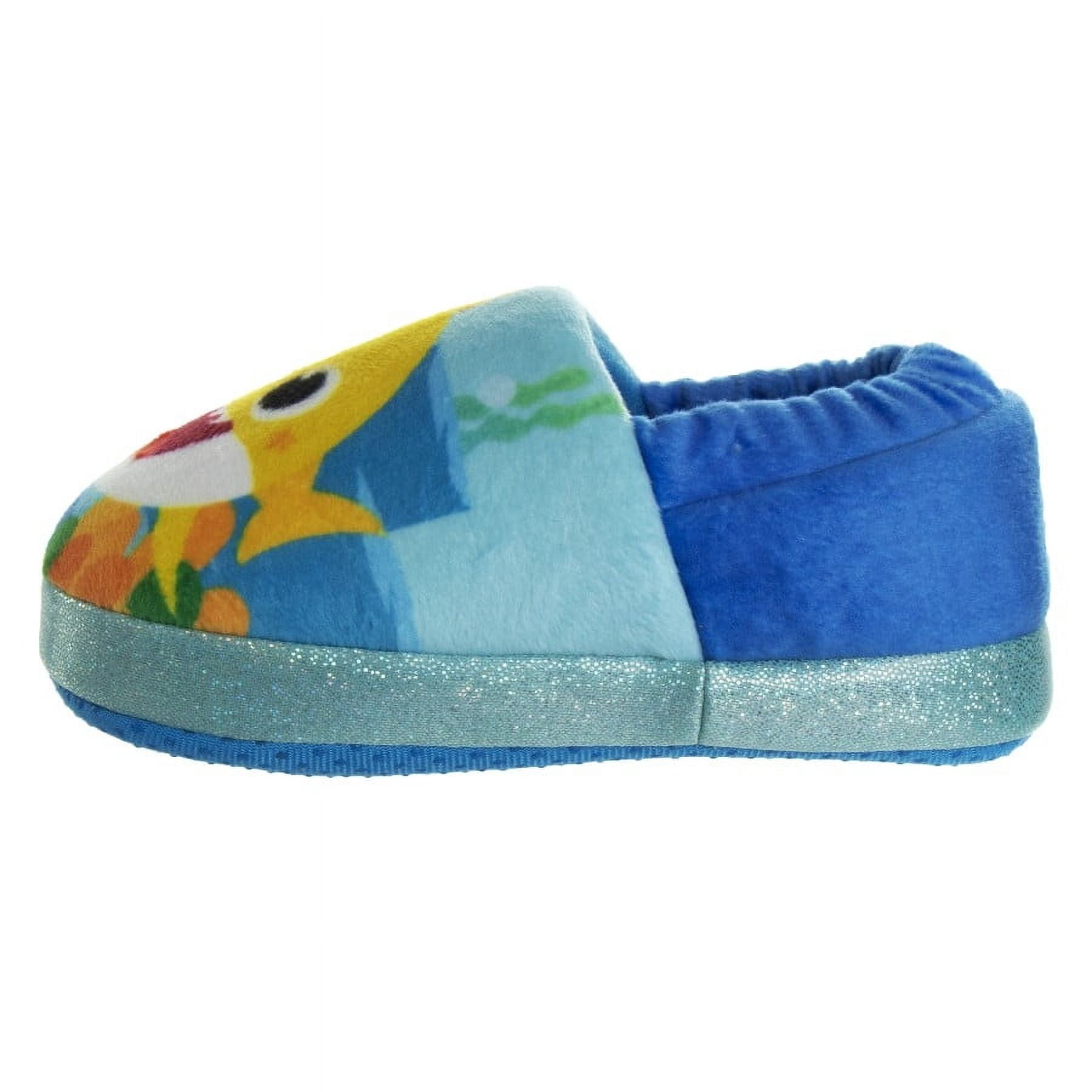 Baby Shark " The Nicest Shark" Toddler Boys' Casual Slippers - Blue, 11-12
