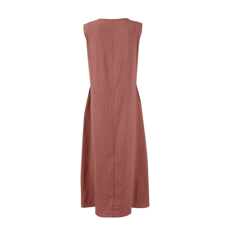 UoCefik Birthday Dresses for Women Sexy Sleeveless Summer Button Linen Sundress Casual Flowy Boho Beach Vacation Gauze Maxi Dresses Pink XL - Walmart.com UoCefik Birthday Dresses for Women Sexy Sleeveless Summer Button Linen Sundress Casual Flowy Boho Beach Vacation Gauze Maxi Dresses Pink XL - Walmart.com