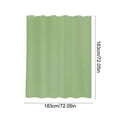 thumbnail image 3 of Cinvoph 72"x72" Plain Color Shower Liner Curtain - Waterproof Waffles Weave Thickened Shower Curtain, Simple Solid Style Curtain Decor for Bathroom with 12 Grommets, Green, 3 of 7
