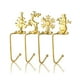 thumbnail image 3 of Colgador de calcetines de Navidad para fiestas, festivales, atmósferas, gancho para chimenea de Navidad, estante antideslizante personalizado, Kits de decoración para fiestas animales de oro Billuyoard HA064988-07, 3 of 6