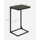 thumbnail image 3 of VASAGLE Mesa Auxiliar en Forma de C, Mesita de Noche, Mesita de Sofá, con Estructura de Metal, Industrial, para Salón, Dormitorio, Roble Ébano y Negro, 3 of 6