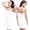 White, variant on Ticikt Bandeau Swimsuits for Women Strapless Swimwear Bathing Suits Slim Fit Solid Color Tankini Skirt,Color:Black,Size:One Size