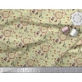 thumbnail image 2 of Soimoi Tissu Satin Modal Attrape-Rêves & Imprimé Papillon Tissu au Mètre 42 Pouces de Large, 2 of 3