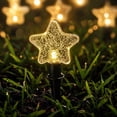 thumbnail image 6 of Solar Stake Lights String Pathway Lights with Star Bubble Ball Covers for Garden Lawn Walkway Patio Yard Festival Decor, 6 of 8