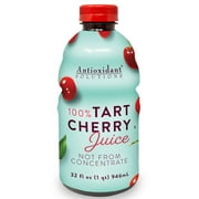 Antioxidant Solutions 100% Tart Cherry Juice Not From Concentrate, 32  fl oz.
