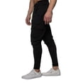 thumbnail image 2 of Ernkv Cargo Pants for Men Soft Safety Full Pants with Pocket Solid Color High Waist Comfy Lounge Casual Fashion Fall Winter Long Trousers Black XL, 2 of 4