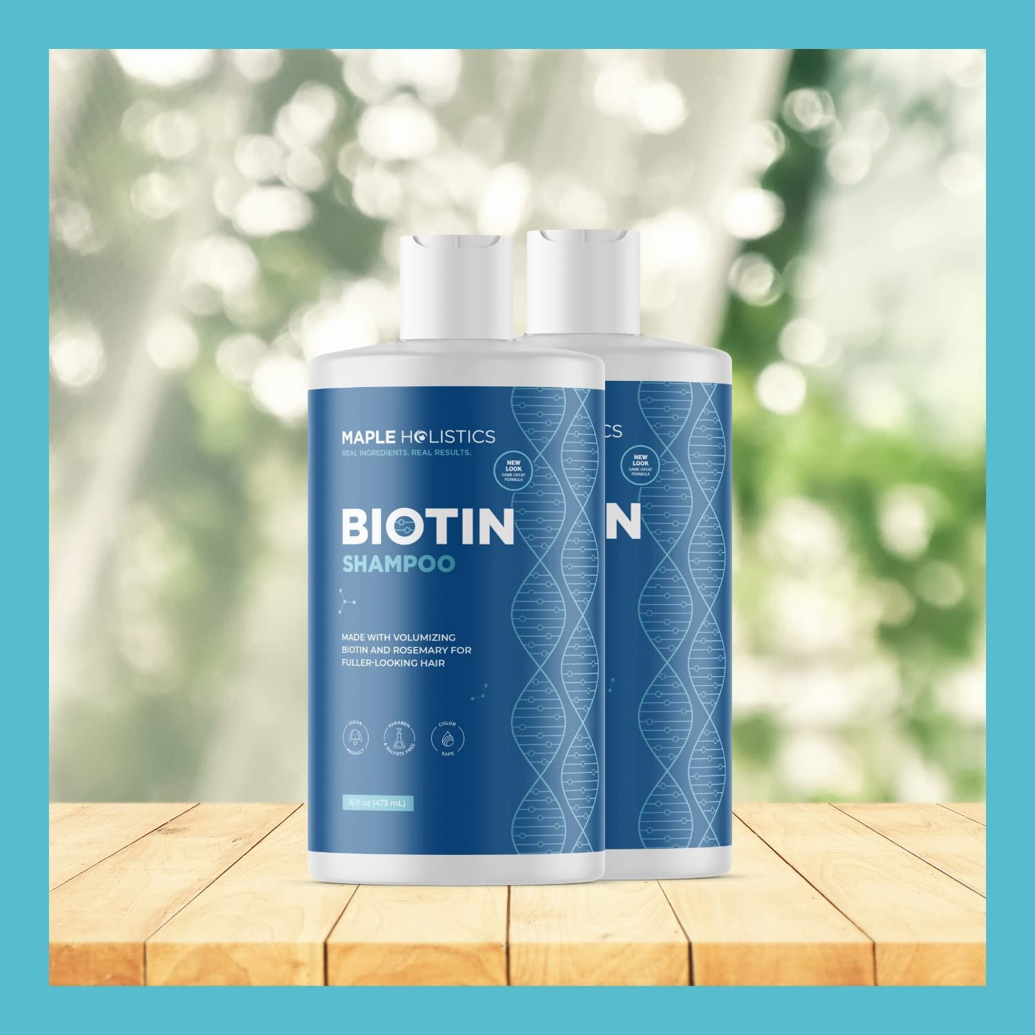 Volumizing Biotin Shampoo for Thinning Hair - Thin Hair Shampoo with Rosemary Argan and Essential Oils for Hair Care - Vegan Sulfate Free Shampoo for Damaged Dry Hair 2 Pack