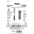 thumbnail image 2 of Pentel Twist-Erase Click Mechanical Pencil 0.5mm Assorted Colors 6/Pack (PD275TLBPS6M), 2 of 5
