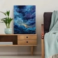 thumbnail image 5 of UXIEQU Abstract Starry Night Sky Ocean Canvas Wall Art Print 15.75x11.81 Inches, 5 of 8