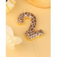 thumbnail image 2 of Giraffe birthday candle (7 candle), number 7 birthday candle, themed party decorations, birthday cake decorations, 2 of 7