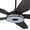 Dark Brown&Black, variant on 52-inch Indoor Smart White Ceiling Fan with Dimmable LED Light Kit & Remote