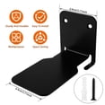 thumbnail image 2 of 2Pcs Floating Bookshelf Invisible Wall Mounted Book Organizer Heavy Duty Hidden Metal Storage Shelves Space Saving Book Shelves, 2 of 9
