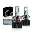 thumbnail image 1 of Scienceny 2 piezas de luces LED para coche Universal 6000K 8000LM 120W faro externo lámparas de disipación de calor accesorios de conducción nocturna Bombillas para automóviles Scienceny VI016260-01B, 1 of 6