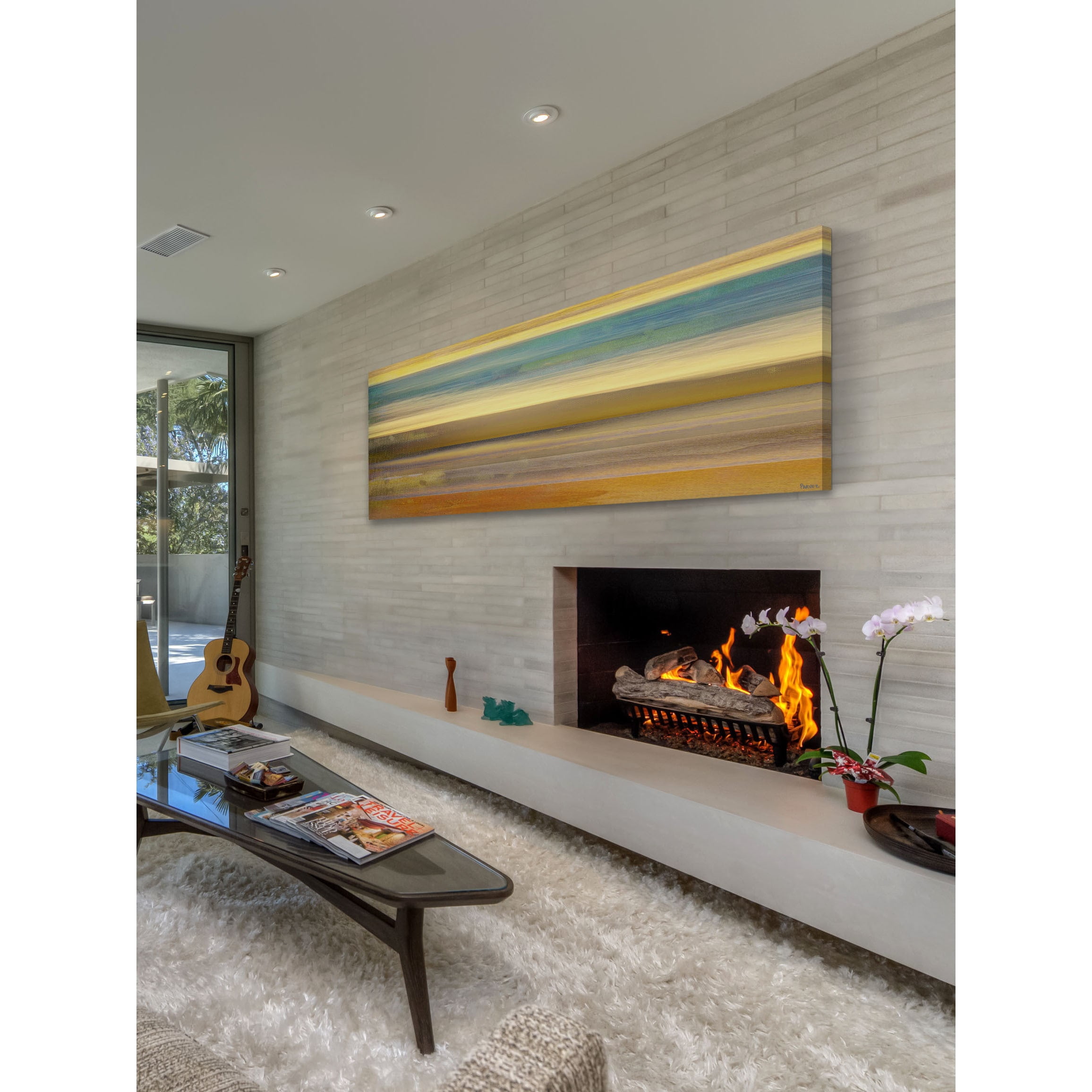Parvez Taj Printed Landscape Canvas Art Print, 15" x 45"