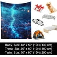 thumbnail image 6 of Lightning Bolt Blanket - Lightning Bolt Throw Blanket Lightning Bolt Gift Blanket for Girls Lightning Blanket for Adults Kids Lightning Fleece Blanket Camping, 60" x 50", 6 of 6