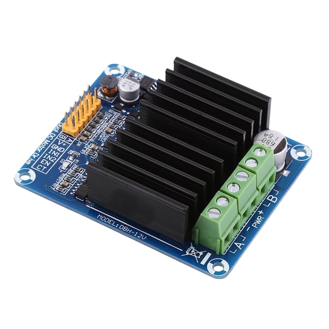 Módulo de controlador, 1 unidad DC5-12V 0A-30A Controlador de motor dual Controlador de motor meticulosamente diseñado