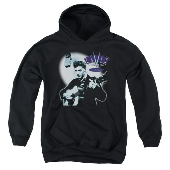 Elvis Presley - Hillbilly Cat - Youth Hooded Sweatshirt - Small