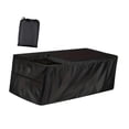 thumbnail image 4 of Funda impermeable para caja de almacenamiento exterior Oxford, funda para banco de patio, protector solar, almacenamiento exterior 147 cm x 72 cm x 62 cm, 4 of 9