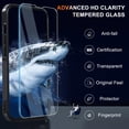 thumbnail image 3 of Funda RMOCR para iPhone 16E con protector de pantalla, color negro, 3 of 7