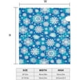 thumbnail image 4 of Winter Snowflakes Mailbox Covers Magnetic Waterproof Christmas Background Mail Cover Letter Post Box Wraps for Home Garden Yard Decor, 21x18 in, 4 of 6