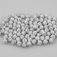 thumbnail image 4 of 100 Piezas de arcilla Con Diamantes de Imitación de Cristal Pavimentado de Bolas de Discoteca Plateadas 8 mm, 4 of 5