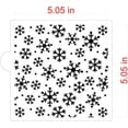 thumbnail image 2 of Snowflakes Cookie and Craft Stencil CM036 by Designer Stencils, 2 of 2