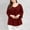 Wine Women Oversized Sweatshirts clearance under 5$, variant on Xqxayjr Womens Plus Size 3/4 Sleeve Sweatshirt Casual T Shirts Solid Color Pleated Fashion Tunic Tops Loose Fit Round Neck Shirts Fall Outfits