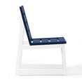 thumbnail image 6 of WestinTrends Cape May HDPE Outdoor Patio Dining Side Chair, Navy Blue, 6 of 15