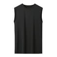 thumbnail image 4 of Men's Summer Ice Silk Tank Top Breathable Mesh Athletic Undershirt Comfortable Muscle Fit Sports Leisure Shirt Mens Basic Tee Shirts Summer Vintage T Shirts, 4 of 4