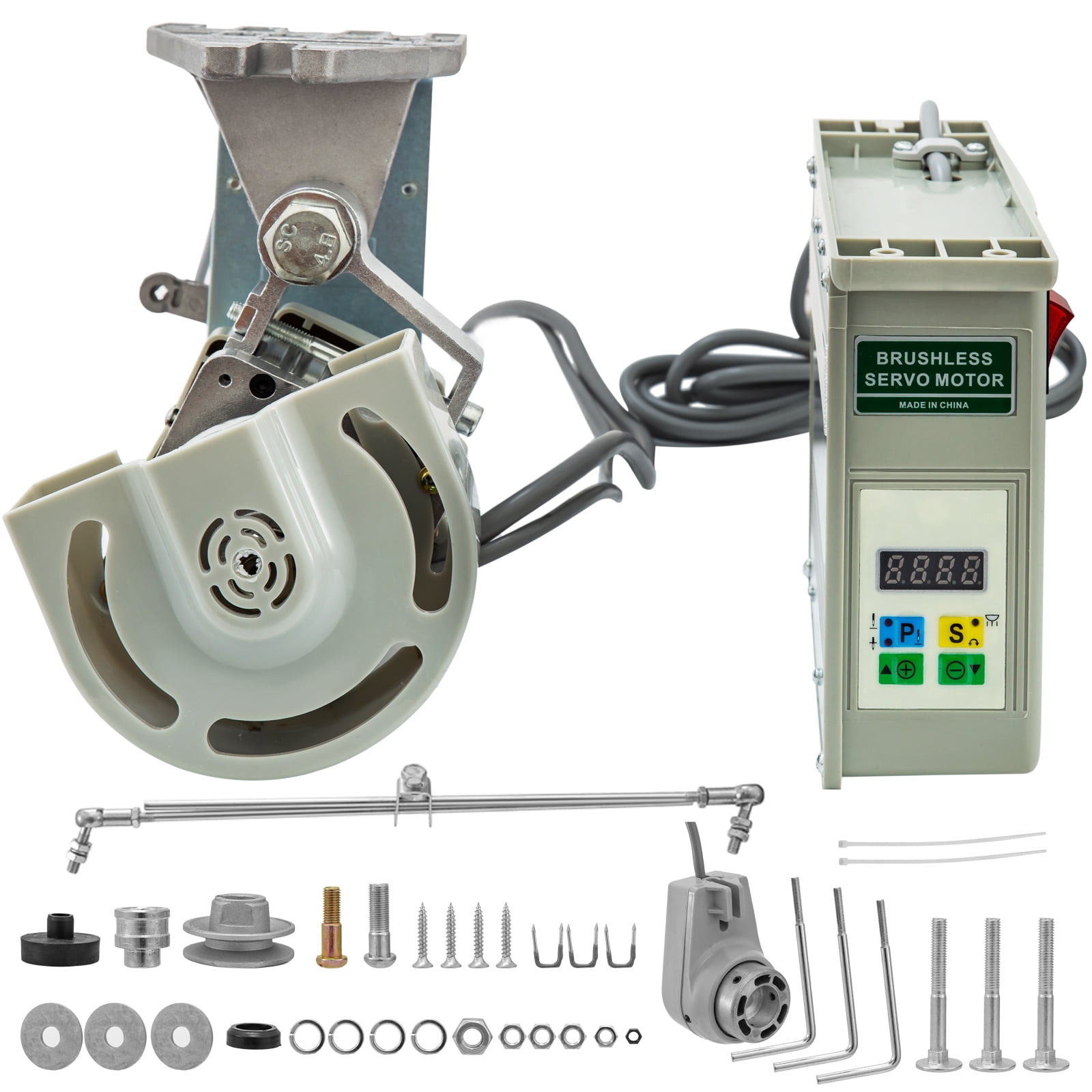 VEVOR Sewing Machine Servo Motor, 550W 110V 4500 Rpm Brushless Servo