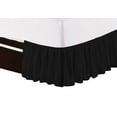 thumbnail image 2 of 100% Egyptian Cotton 1 PCs Ruffled BedSkirt 15 inches (Black,Cal-King ), 2 of 5