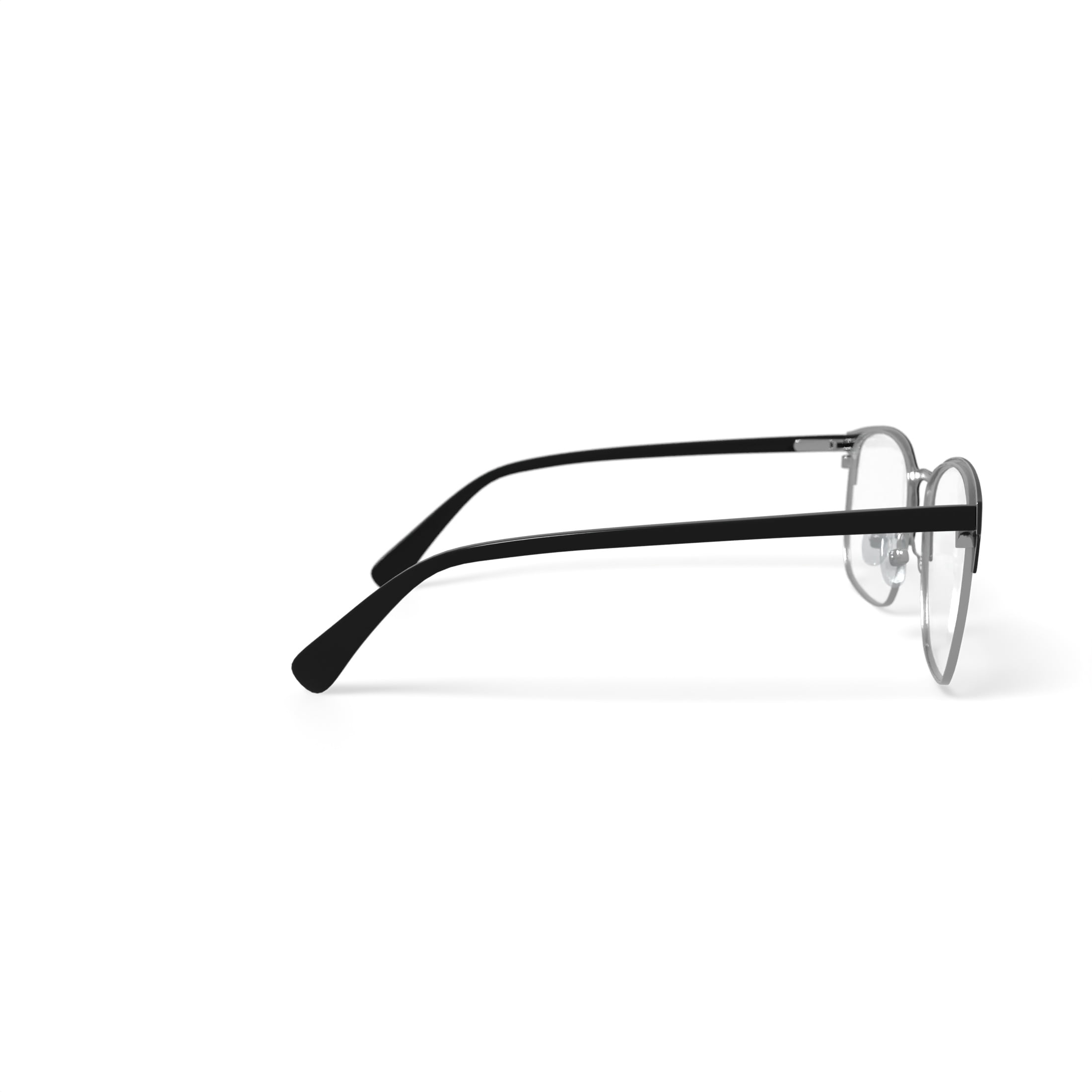 True Religion Men's Malcom Browline Prescription Eyeglasses with Case, Black