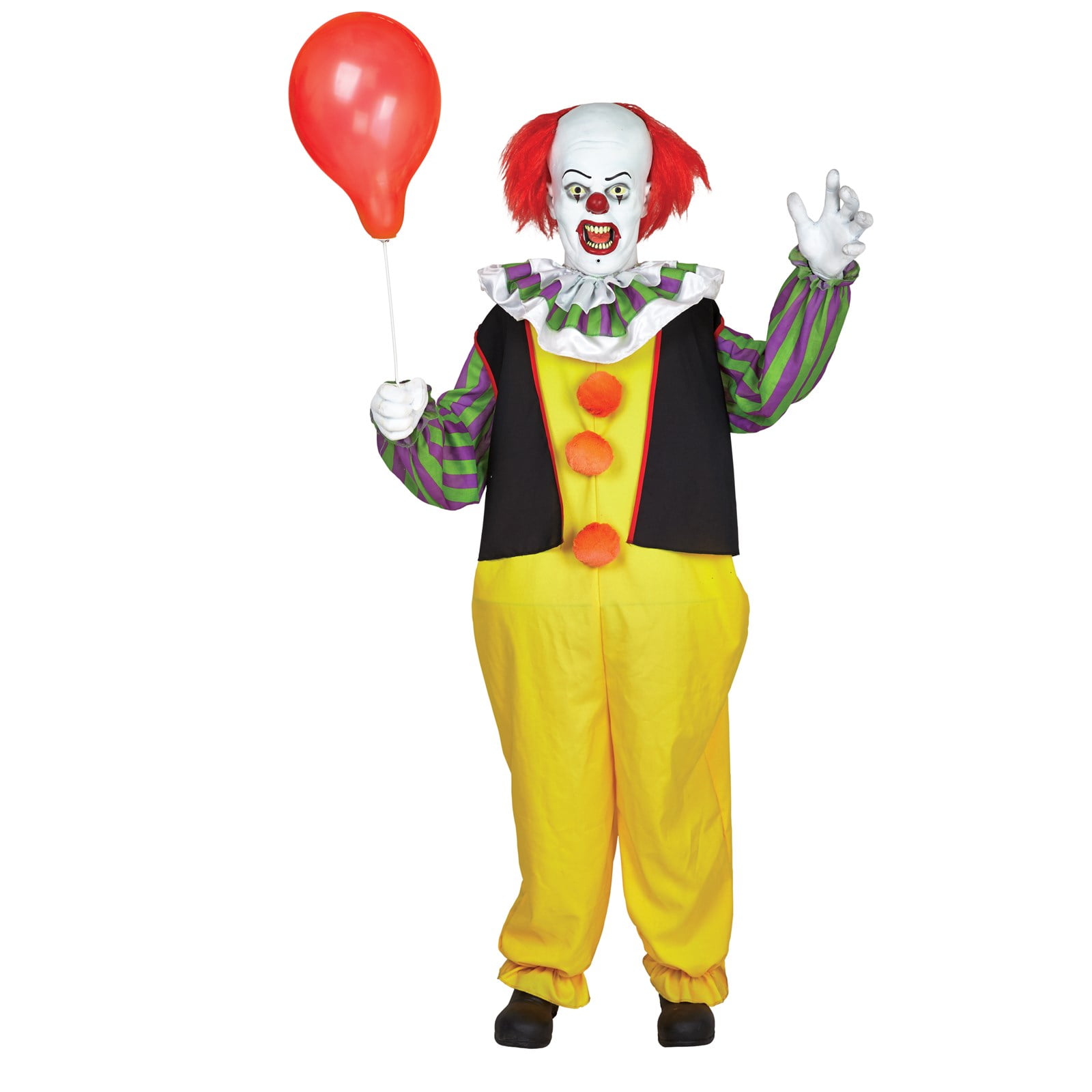Life-sized Animated Pennywise Prop Halloween Decoration - Walmart.com