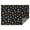 Black Colorful Skull, variant on Black Star Moon Pattern Rectangle Tablecloth 60"x84",Waterproof Polyester Rectangle Table Cloth, Wipeable Spillproof Polyester Tablecloth for Dining, Camping, Indoor and Outdoor