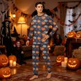 thumbnail image 4 of Halloween Family Matching Pajamas Set, Fall Sleepwear, Ghost & Pumpkin Printed Holiday Sleepwear, Soft Loungewear PJs Outfit, 4 of 5