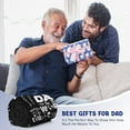 thumbnail image 2 of Fathers Day Birthday Gifts for Dad - Dad Gifts from Daughter Son - Christmas Valentines Day Presents for Father Who Have Everything - Best Daddy Ever Blanket - Throw Blanket 50"x60" Blue, 2 of 6