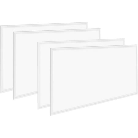 

2X4 FT LED Panel Lights 4 Pack 75W 7800 lm 5000K Daylight White 2x4 FT Drop Ceiling Flat Panel Light Recessed Edge-Lit ETL Listed 0-10V Dimmable 2x4 LED Light Fixture 2x4 led troffer Lights.